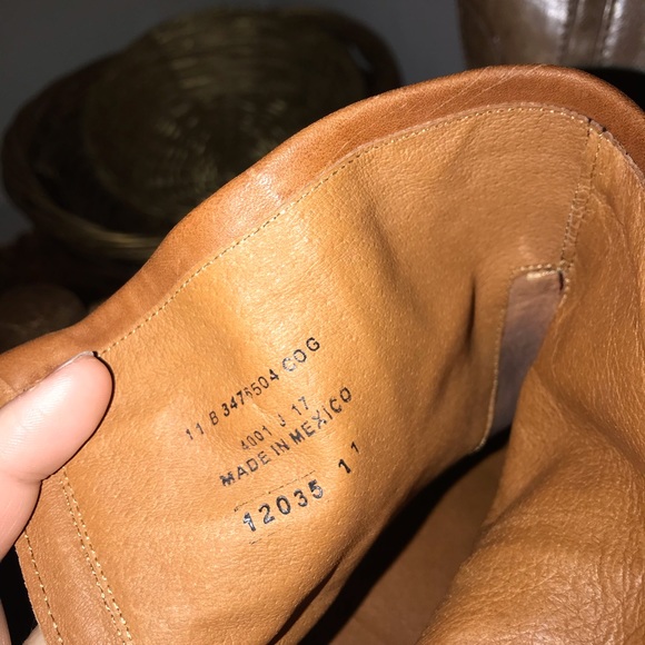 Like New Frye Philip harness Cognac boots - Picture 5 of 6